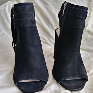 Suede leather booties
